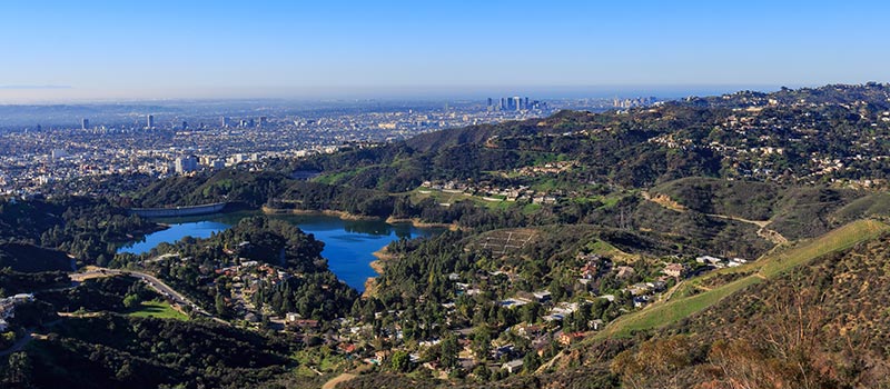 Los Angeles Hollywood Reservior Hollywood Reservior Los Angeles